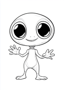 Extraterrestre sonriente