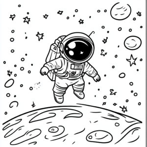 Astronauta flotando