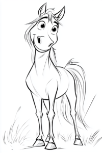 Caballo contento