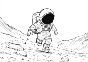 Astronauta corriendo