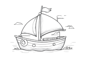 Barca en el mar