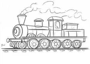Tren humeante