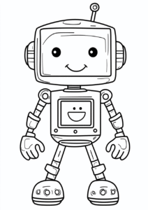 Robot sonriente